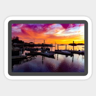 Shoreline Sunset Sticker